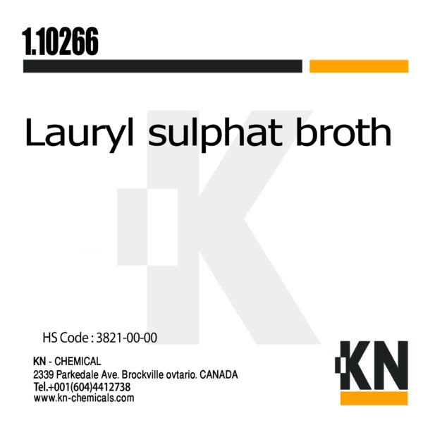 Lauryl sulphate broth